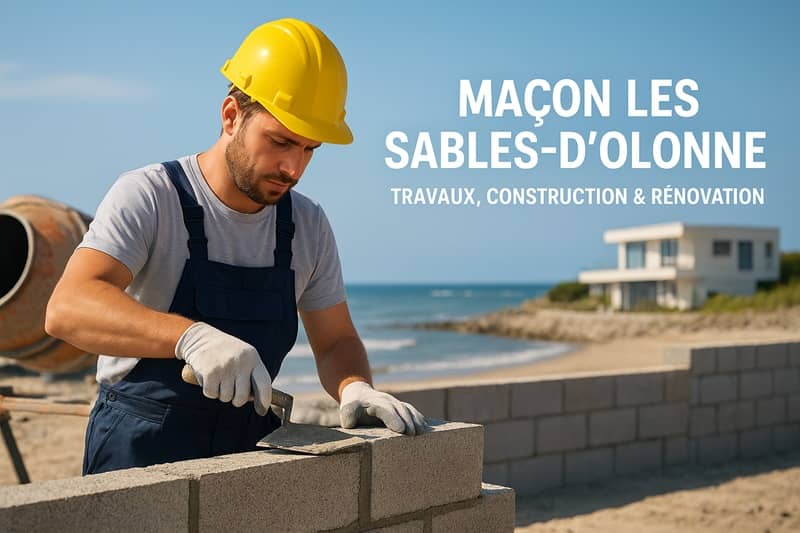 Maçon Les Sables d’Olonne : Votre expert en maçonnerie pour construction et rénovation