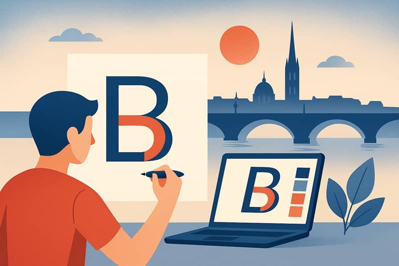 Création Logo Bordeaux : Guide complet pour réussir votre identité visuelle