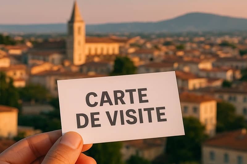 Carte de visite à Vitrolles : Donnez de la visibilité à votre activité locale